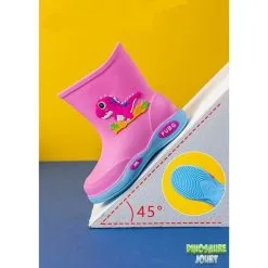 Dinosaure Jouet Botte De Pluie Avec Chausson Amovible Dinosaure -Magasin De Décoration botte de pluie avec chausson amovible dinosaure dinosaure jouet 432