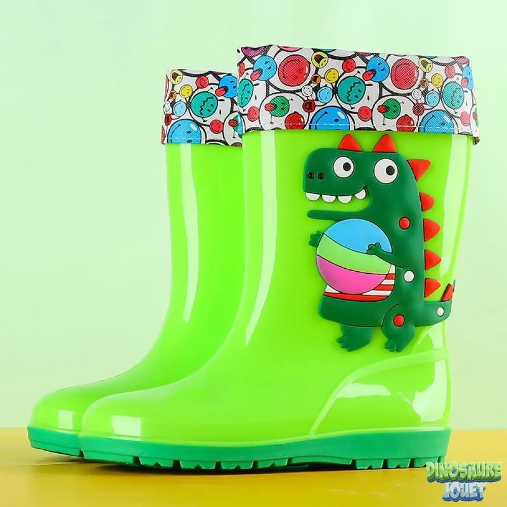 Dinosaure Jouet Bottes De Pluie Avec Chaussette Amovible Dinosaure 5 Dinosaure Jouet Bottes De Pluie Avec Chaussette Amovible Dinosaure – Image 3