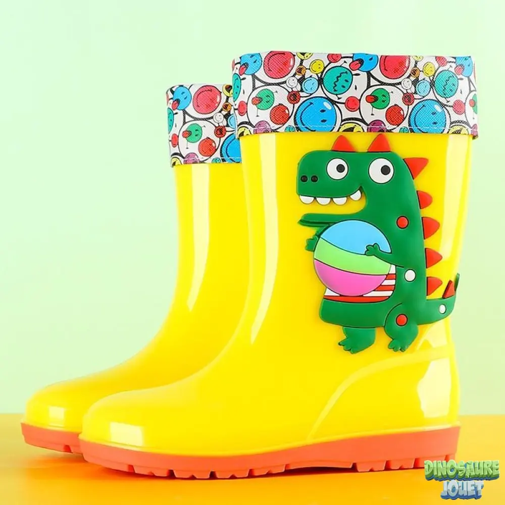 Dinosaure Jouet Bottes De Pluie Avec Chaussette Amovible Dinosaure 7 Dinosaure Jouet Bottes De Pluie Avec Chaussette Amovible Dinosaure – Image 5