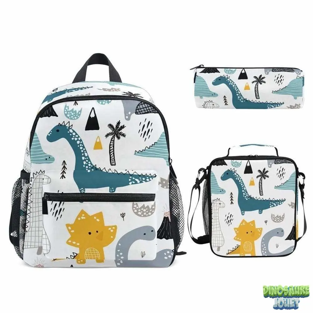 Dinosaure Jouet Ensemble Cartable Et Trousse 3 Dinosaure Jouet Ensemble Cartable Et Trousse