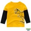 Dinosaure Jouet Tee Shirt Manche Longue Dinosaure Jaune -Magasin De Décoration tee shirt manche longue dinosaure jaune dinosaure jouet 837