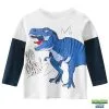Dinosaure Jouet Tee Shirt Manche Longue Dinosaure T-rex -Magasin De Décoration tee shirt manche longue dinosaure t rex dinosaure jouet 448